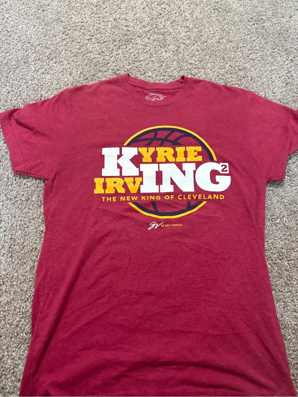Kyrie Irving Graphic Short Sleeve Tee - Red